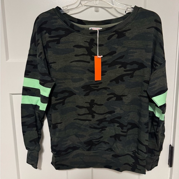 Sundry for evereve camo sweatshirt - Picture 2 of 7